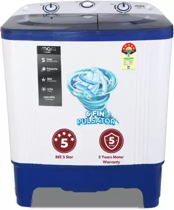 MarQ by Flipkart 7 kg 5 Star rating Semi Automatic Top Load Washing Machine Blue, White  (MQSA70H5M)(OPEN BOX) MarQ by Flipkart 7 kg 5 Star rating Semi Automatic Top Load Washing Machine Blue, White  (MQSA70H5M)(OPEN BOX)